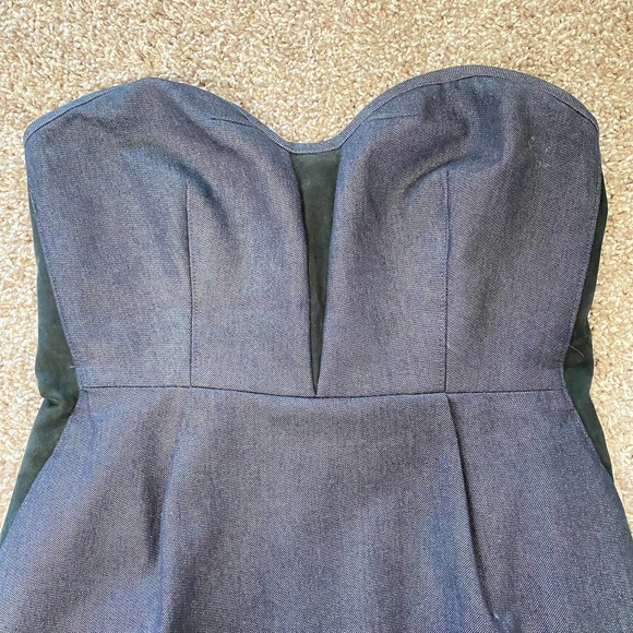 Rag & Bone strapless a line denim dress size 6 - Picture 7 of 10